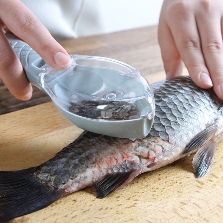 5 PCS Household Kitchen Tools Manually Remove Fish Scales with Lid Random Color Delivery