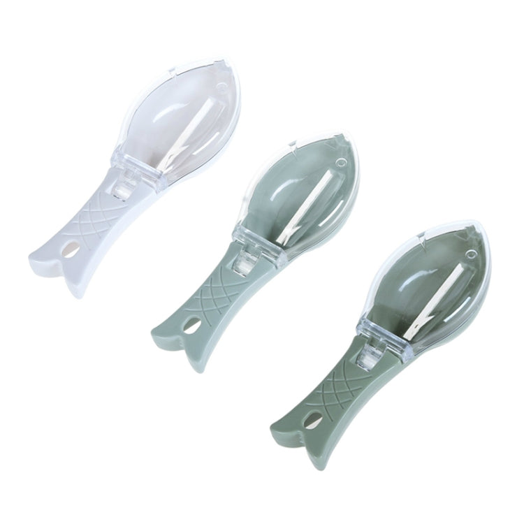 5 PCS Household Kitchen Tools Manually Remove Fish Scales with Lid Random Color Delivery