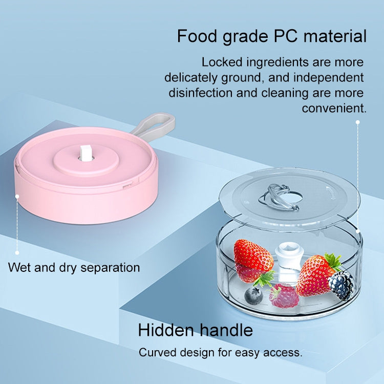 2 PCS Multifunction Mini Garlic Ginger Garlic Cutting Machine Vegetables Fruit Mixing Kitchen Gadgets, Capacity:180ml
