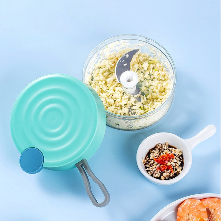 2 PCS Multifunction Mini Garlic Ginger Garlic Cutting Machine Vegetables Fruit Mixing Kitchen Gadgets, Capacity:180ml