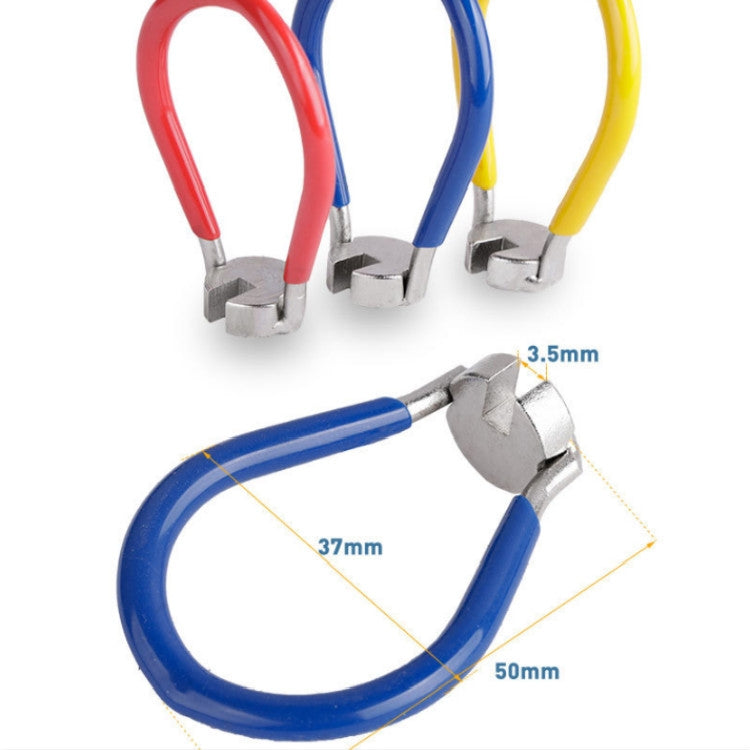 3 PCS Steel Wire Spoke Wrench for Bicycle Adjustment and Disassembly Tool(Blue)
