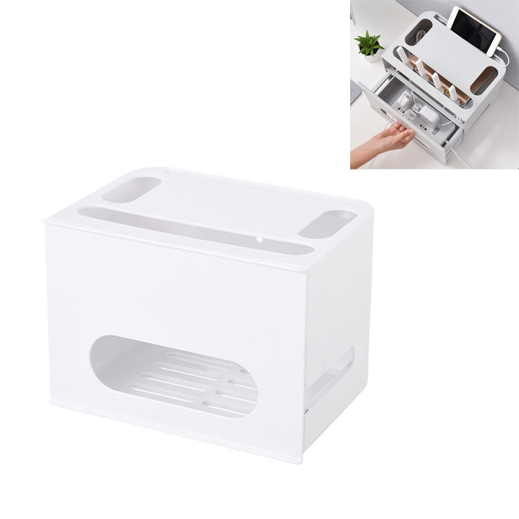 Wireless Router Desktop Set-top Box Power Cord Socket Storage Finishing Box