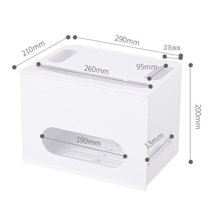 Wireless Router Desktop Set-top Box Power Cord Socket Storage Finishing Box