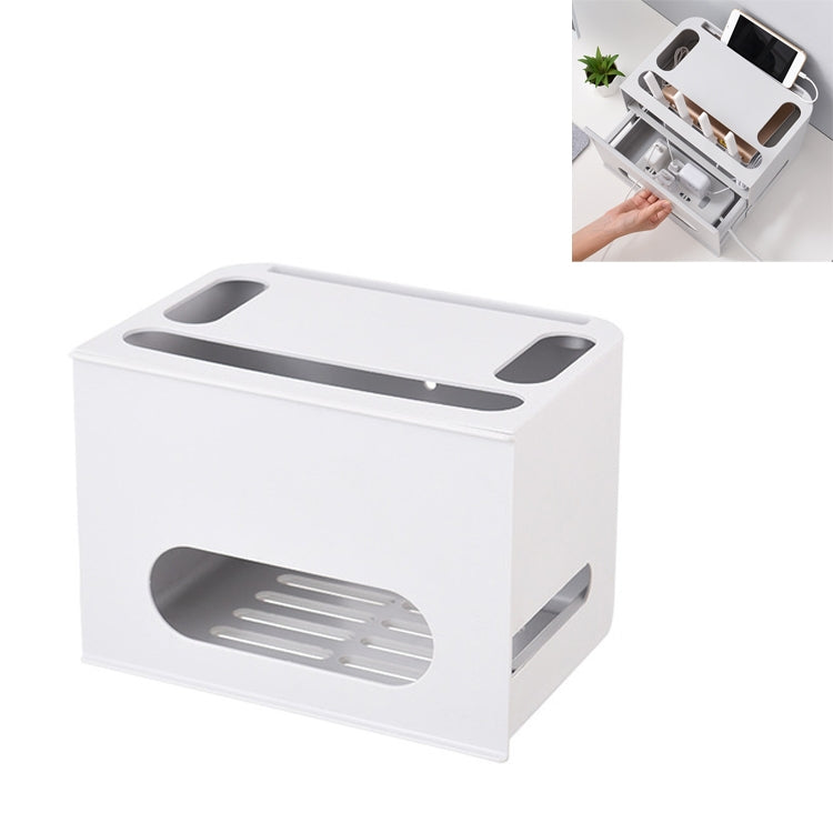 Wireless Router Desktop Set-top Box Power Cord Socket Storage Finishing Box