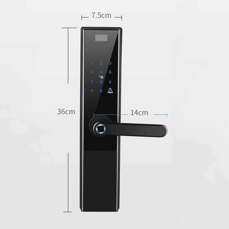 Automatic Fingerprint Smart Door Lock Glass Wooden Door Home WiFi Electronic Password Anti-theft Lock