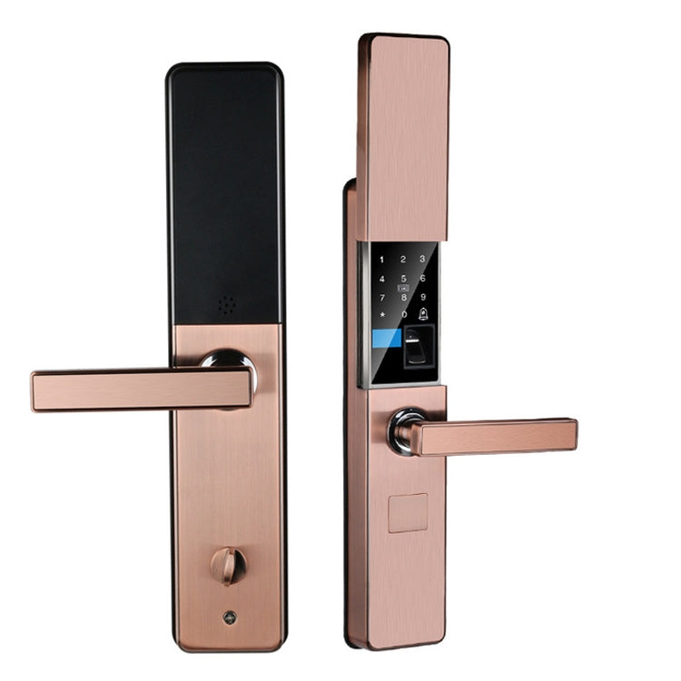 Automatic Fingerprint Smart Door Lock Glass Wooden Door Home WiFi Electronic Password Anti-theft Lock
