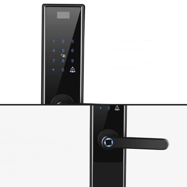 Automatic Fingerprint Smart Door Lock Glass Wooden Door Home WiFi Electronic Password Anti-theft Lock