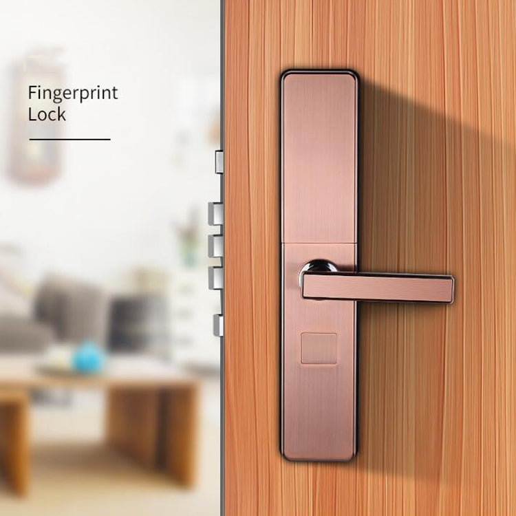 Automatic Fingerprint Smart Door Lock Glass Wooden Door Home WiFi Electronic Password Anti-theft Lock