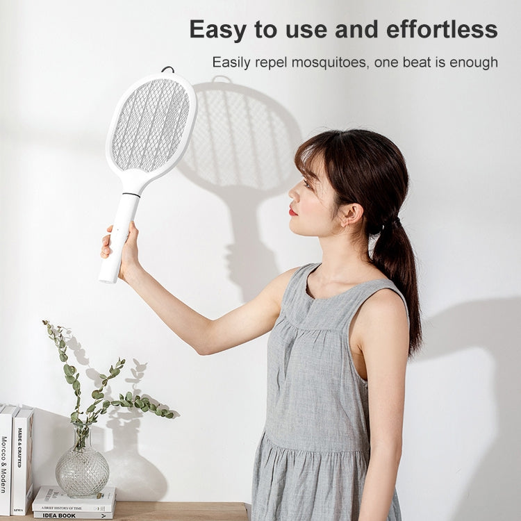 Household Portable Indoor Mosquito Attracting LED Charging Mosquito Killing Lamp(White)