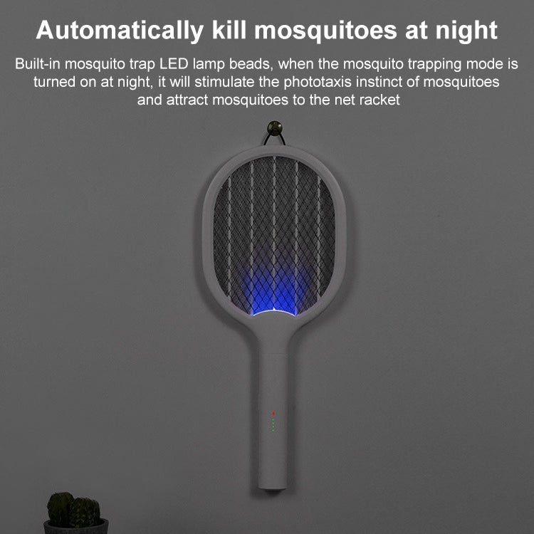 Household Portable Indoor Mosquito Attracting LED Charging Mosquito Killing Lamp(White)