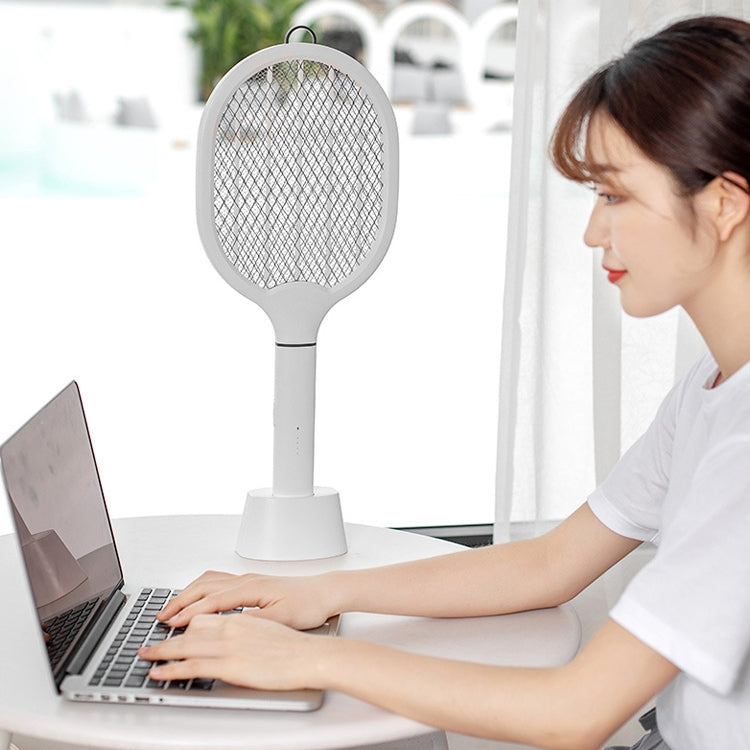 Household Portable Indoor Mosquito Attracting LED Charging Mosquito Killing Lamp(White)