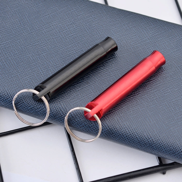 6 PCS Multifunctional Whistle Keychain Men Keyring Pendant With Rope & Buckle