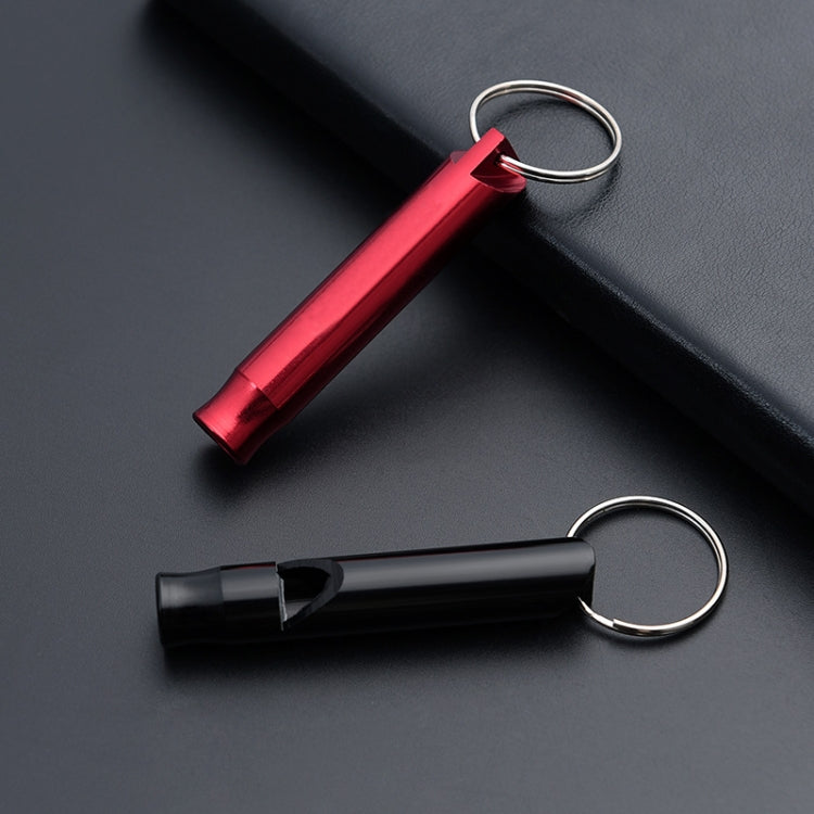 6 PCS Multifunctional Whistle Keychain Men Keyring Pendant With Rope & Buckle