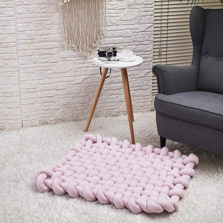 Hand-woven Home Decoration Twist Anti-skid Mat Shooting Props