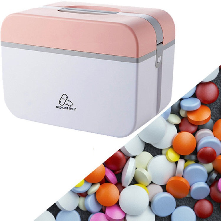 Portable Household Multi-layer Emergency Medical Box, Size:L=31x20.5x23cm