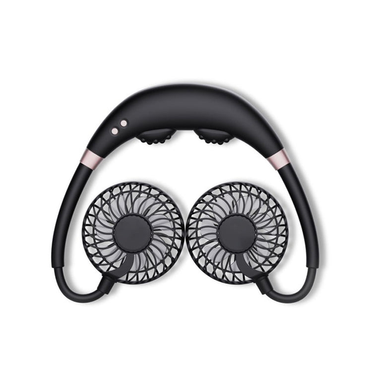 Lazy Portable Folding Massage Sports Mini Hanging Neck USB Charging Fan