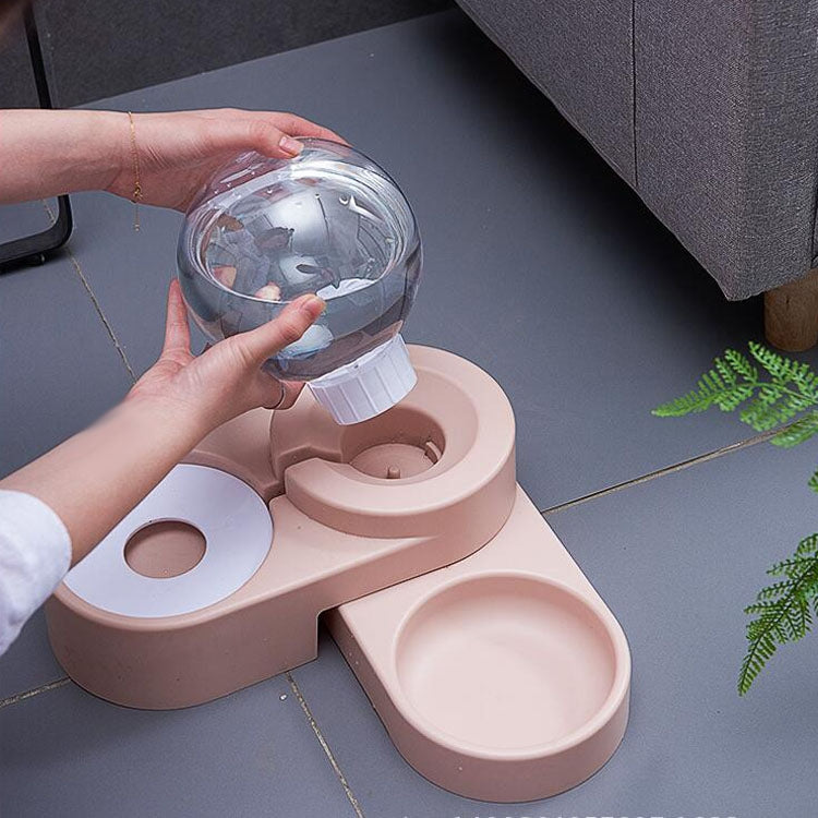 Cat Dog Double Bowl Automatic Refill Water Drinking Fountain Pet Supplies