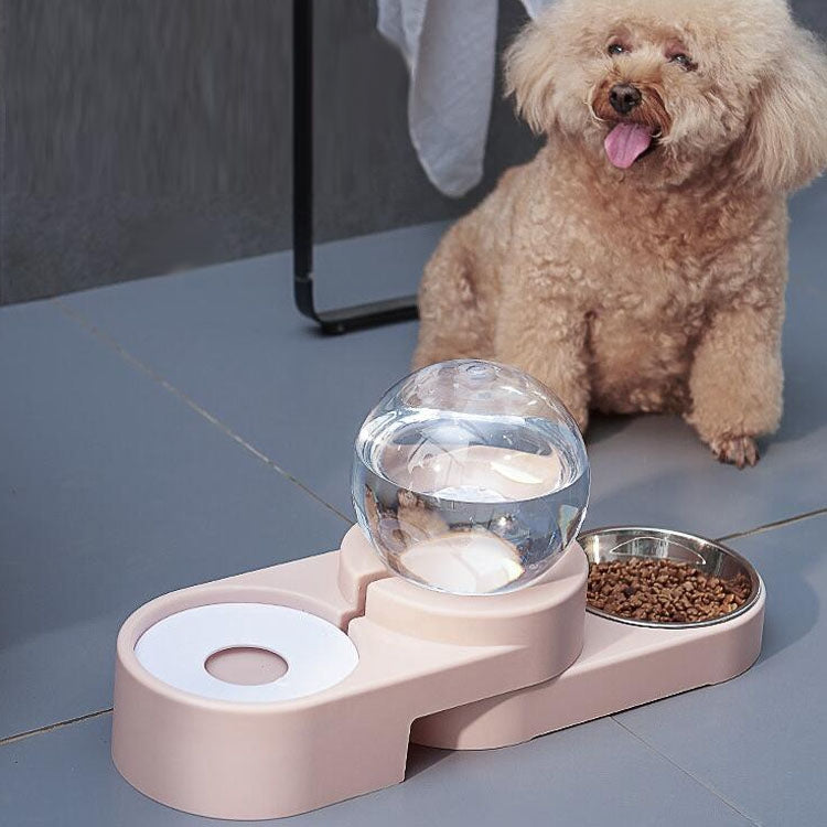 Cat Dog Double Bowl Automatic Refill Water Drinking Fountain Pet Supplies