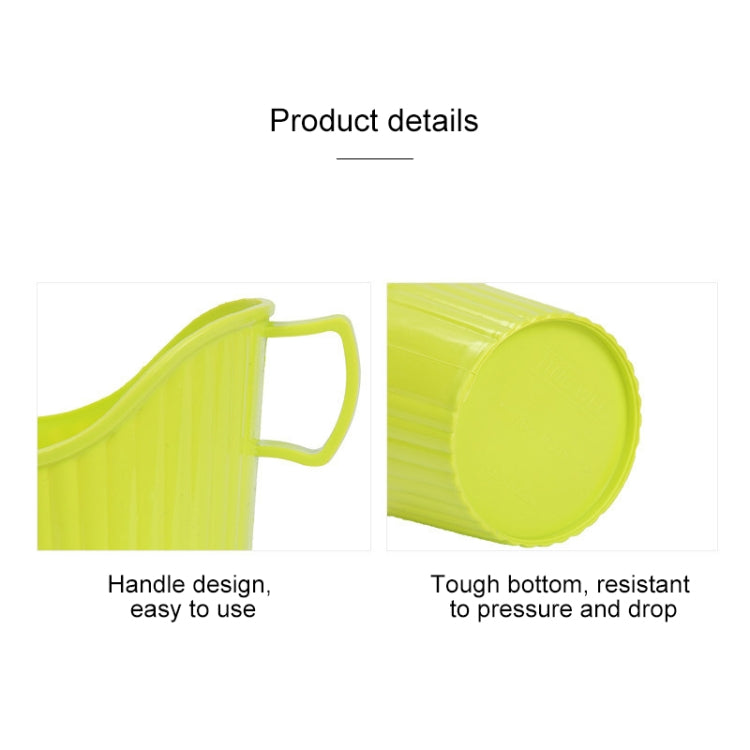 10 PCS Disposable Paper Cup Holder Plastic Anti-scald Heat Insulation Cup Holder Random Color Delivery