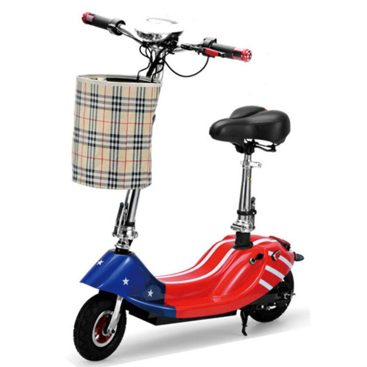 Adult Folding Electric Scooter Mini Electric Car Portable Scooter, Specification:24V8A