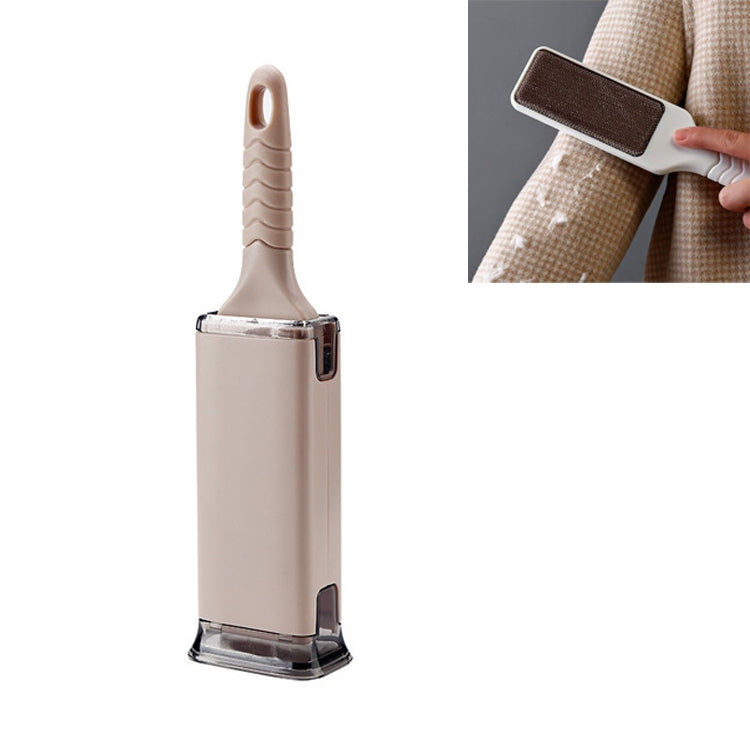 Pull-type Household Dust Removal Wool Double-sided Cashmere Electrostatic Hair Removal Brush