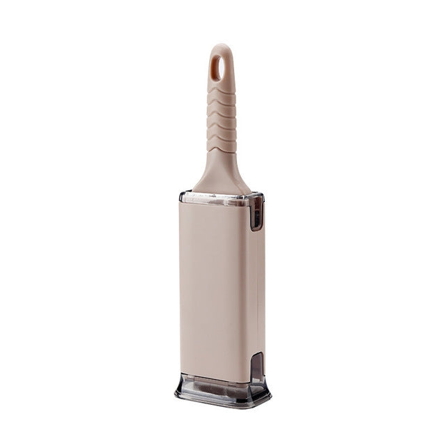 Pull-type Household Dust Removal Wool Double-sided Cashmere Electrostatic Hair Removal Brush