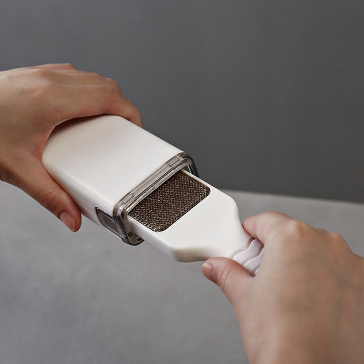 Pull-type Household Dust Removal Wool Double-sided Cashmere Electrostatic Hair Removal Brush