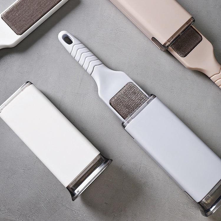 Pull-type Household Dust Removal Wool Double-sided Cashmere Electrostatic Hair Removal Brush