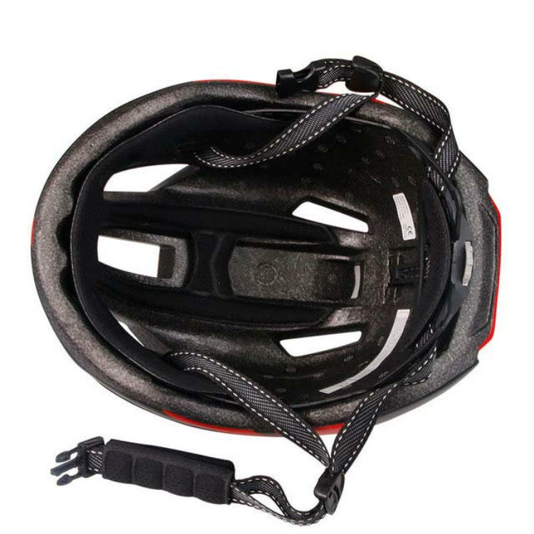 Deemount Oriding Bicycle Helmet Integrated Goggles Helmet, Size:One Size