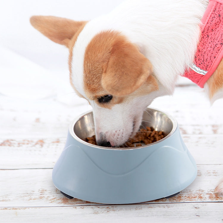 Pet Food Bowl Stainless Steel Dog Cat Dual-use Bowl