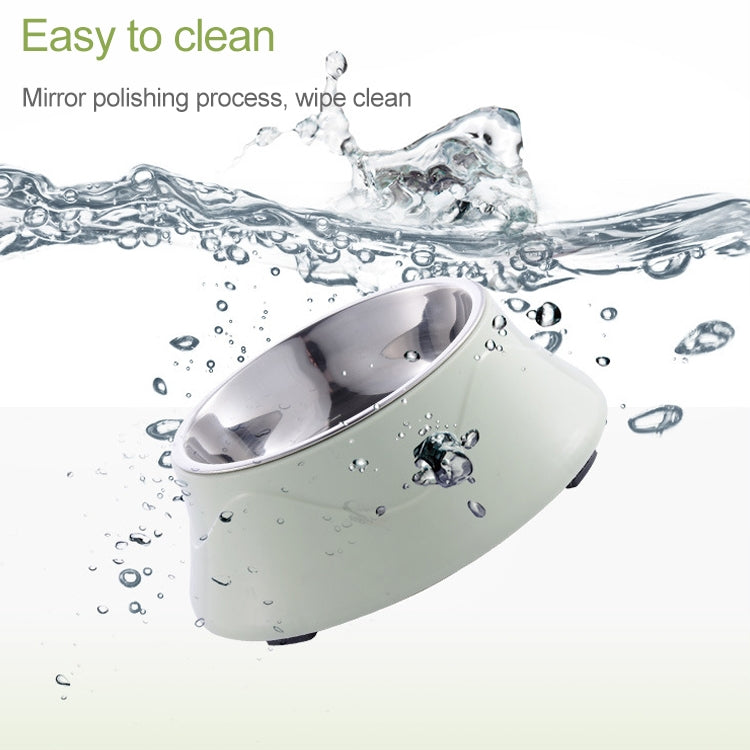 Pet Food Bowl Stainless Steel Dog Cat Dual-use Bowl