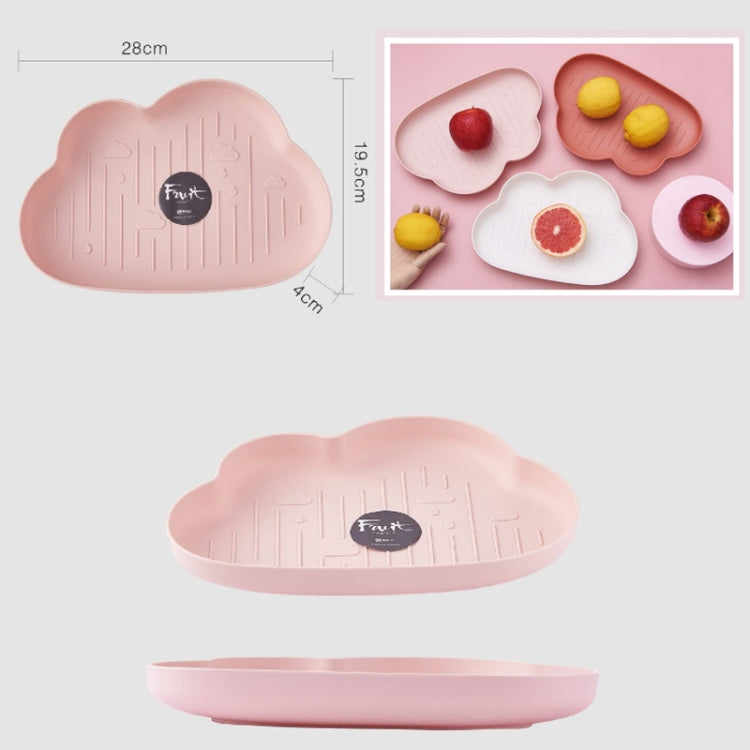 2 PCS Cloud Creative Thickened Fruit Snack Candy Tray