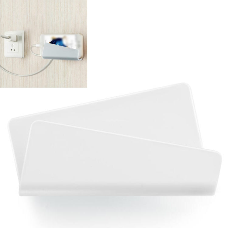 3 PCS Wall-mounted Mobile Phone Charging Bracket with Seamless Paste on The Headboard Wall