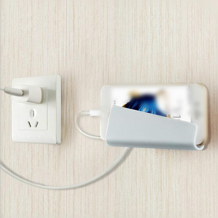 3 PCS Wall-mounted Mobile Phone Charging Bracket with Seamless Paste on The Headboard Wall