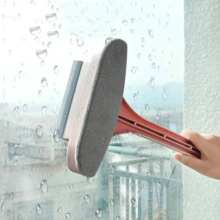 3 PCS Disassembly-free Scrubbing Screen Brushes 2-in-1 Glass Scraper Household Dust Cleaning Brush Random Color