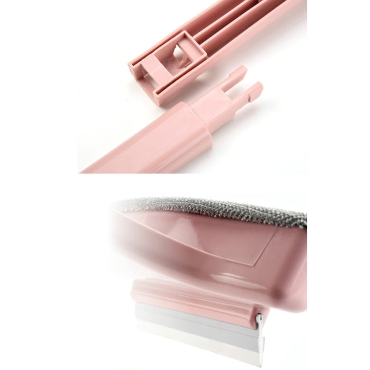3 PCS Disassembly-free Scrubbing Screen Brushes 2-in-1 Glass Scraper Household Dust Cleaning Brush Random Color