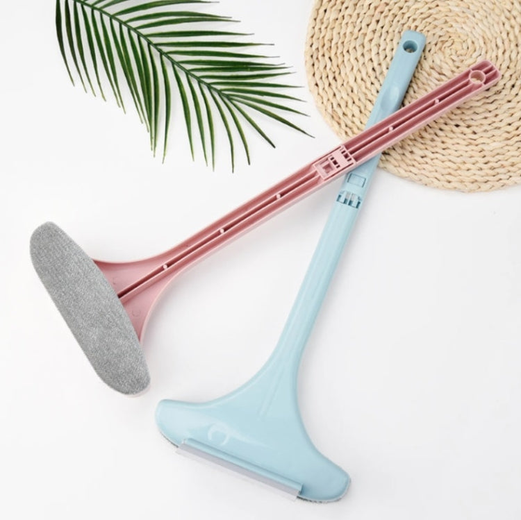 3 PCS Disassembly-free Scrubbing Screen Brushes 2-in-1 Glass Scraper Household Dust Cleaning Brush Random Color