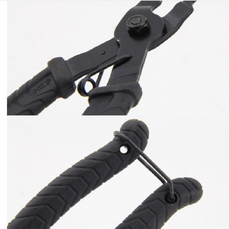 Bicycle Chain Disassembly Pliers Chain Cutter Chain Ruler Set(Black handle chain cutter, big pliers, ruler)