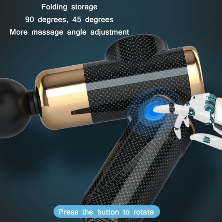 Folding Fascia Muscle Relaxer Mini Electric Massager, Specification:Button Version