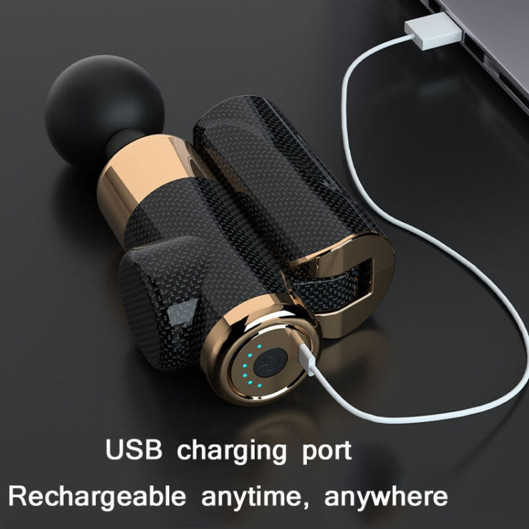 Folding Fascia Muscle Relaxer Mini Electric Massager, Specification:Button Version