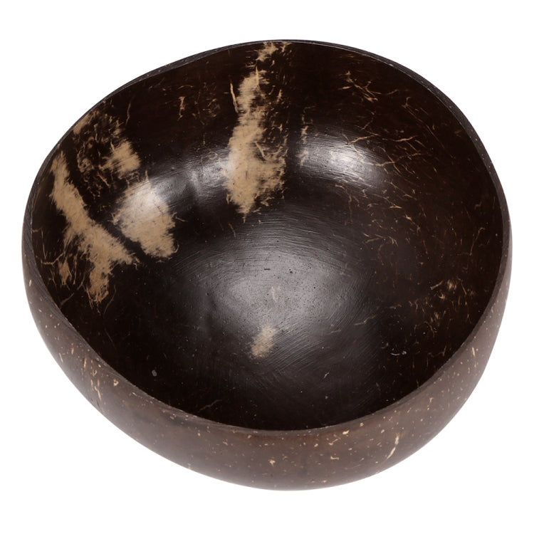 Natural Raw Coconut Shell Bowl Craft Dessert Fruit Salad Coconut Shell Bowl