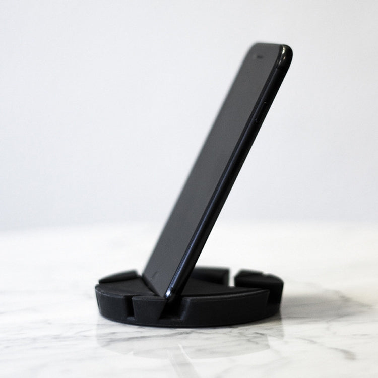 2 PCS Multifunctional Mobile Phone Lazy Stand Desktop Heat-resistant Rubber Coaster