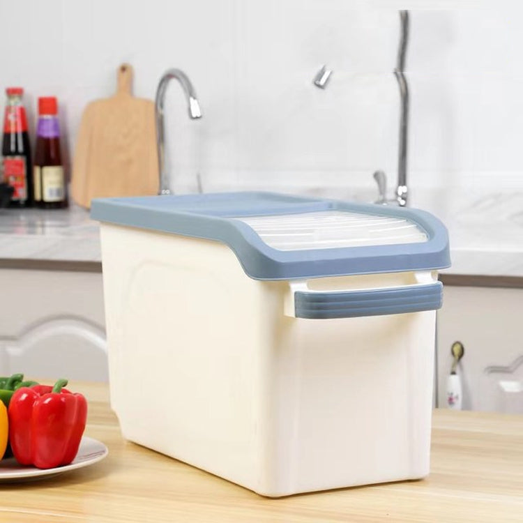 Roller Gate Drag Cover Thickened Moisture-proof Insect-proof Rice Barrel Window Rice Storage Box with Pulley, Size:S