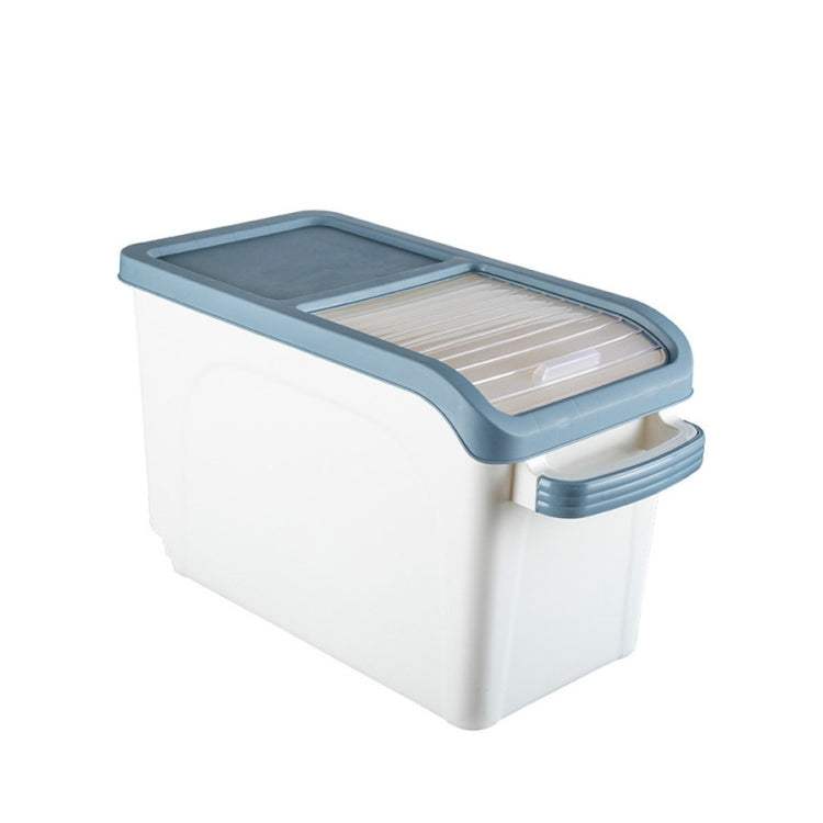 Roller Gate Drag Cover Thickened Moisture-proof Insect-proof Rice Barrel Window Rice Storage Box with Pulley, Size:S