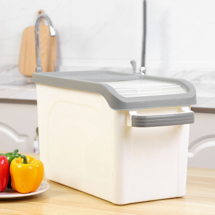 Roller Gate Drag Cover Thickened Moisture-proof Insect-proof Rice Barrel Window Rice Storage Box with Pulley, Size:S