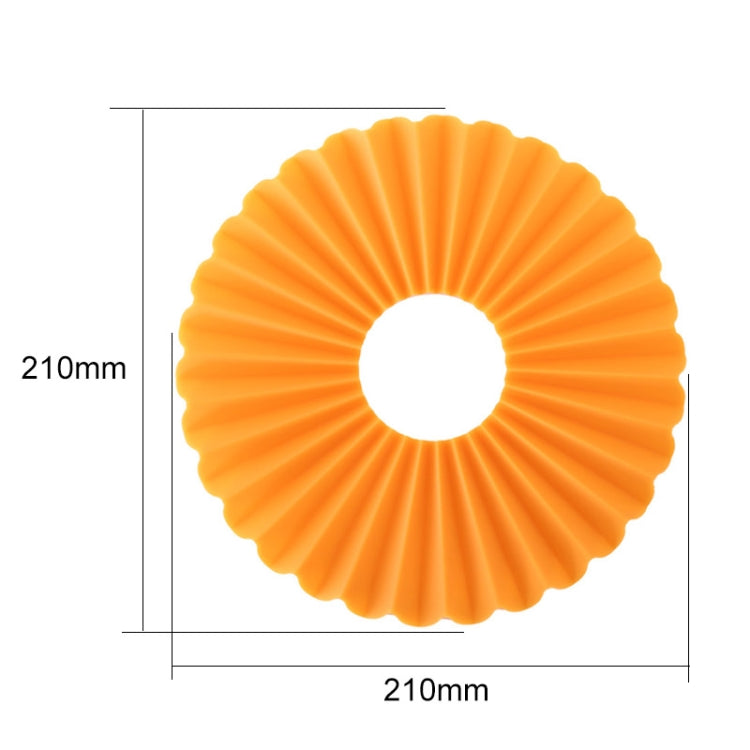 Folding Silicone Placemat High Temperature Resistant Non-slip Dishes Thickening Heat Insulation Pad Coaster