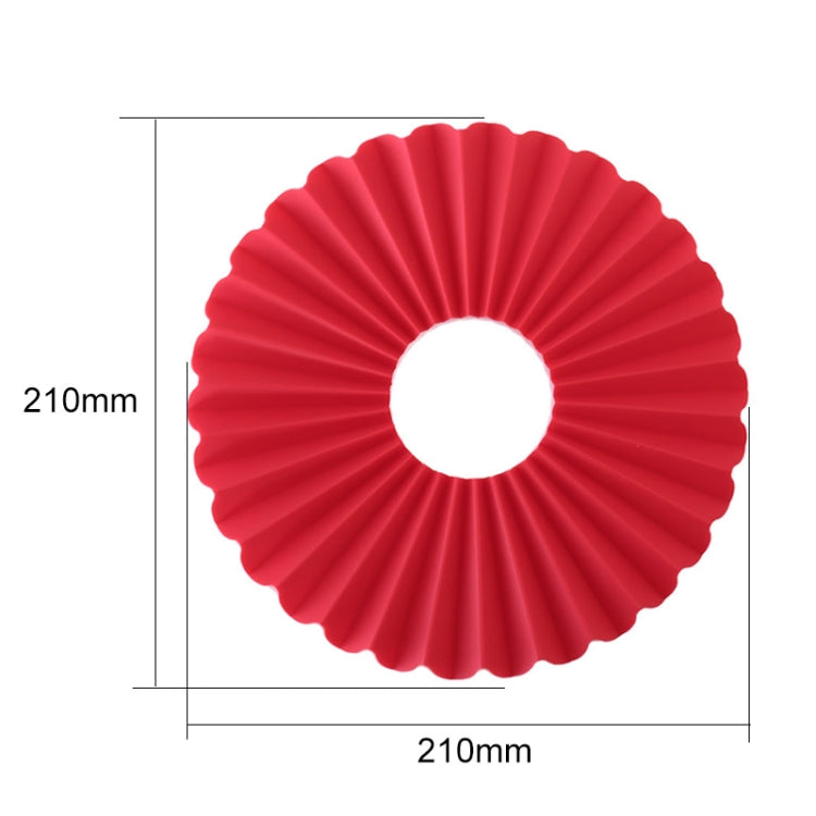 Folding Silicone Placemat High Temperature Resistant Non-slip Dishes Thickening Heat Insulation Pad Coaster