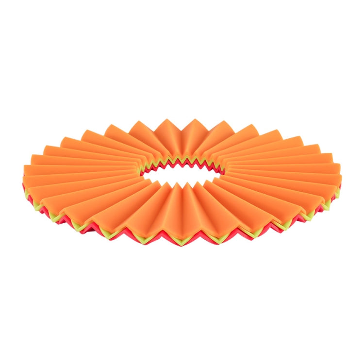 Folding Silicone Placemat High Temperature Resistant Non-slip Dishes Thickening Heat Insulation Pad Coaster