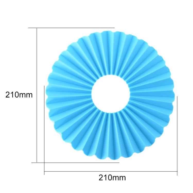 Folding Silicone Placemat High Temperature Resistant Non-slip Dishes Thickening Heat Insulation Pad Coaster