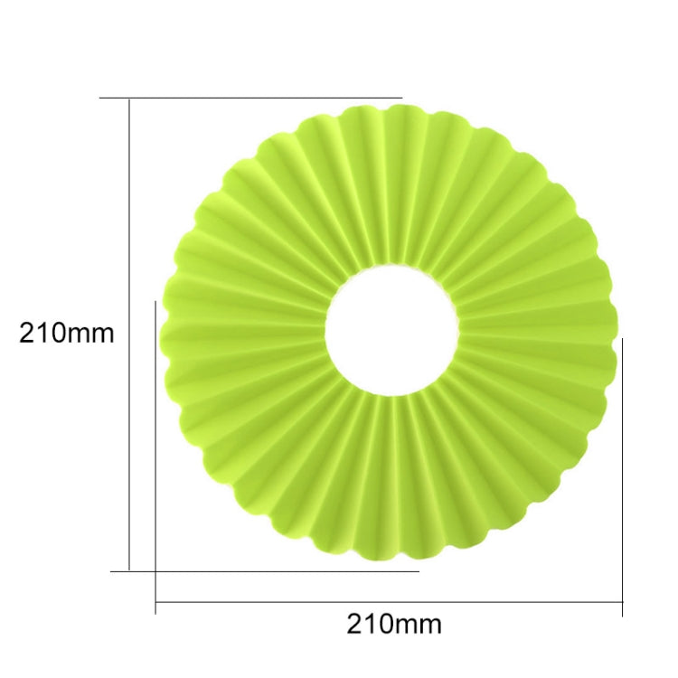 Folding Silicone Placemat High Temperature Resistant Non-slip Dishes Thickening Heat Insulation Pad Coaster